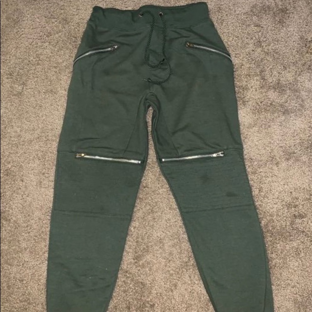 Olive Green Jogger Sweats